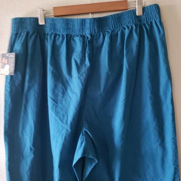 Women's House of Aama High Elastic Waist Pants Target BHM - Blue XXL - Picture 11 of 16